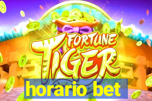 horario bet